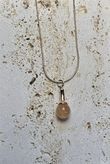 Lustre Drop Necklace Gold